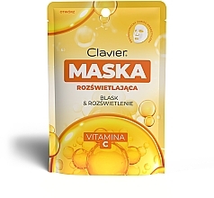 Maska rozświetlająca z witaminą C - Clavier — Zdjęcie N1