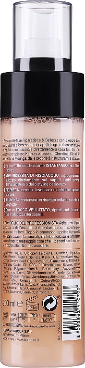 Dwufazowa odżywka do włosów łamliwych i zniszczonych - Biopoint Riparazione&Bellezza Balsamo Bi-Fase — Zdjęcie N2