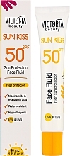 Fluid przeciwsłoneczny - Victoria Beauty Sun Kiss Sun Protection Face Fluid SPF50 — Zdjęcie N2