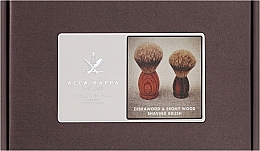 Pędzel do golenia, mały - Acca Kappa Apollo Ebony Wood Shaving Brush — Zdjęcie N2