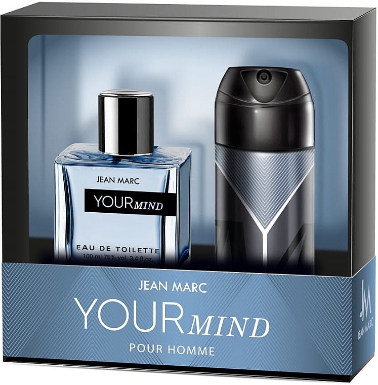 Zestaw - Jean Marc Your Mind (deo/150ml + edt/100ml) — Zdjęcie N1