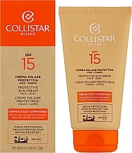 Ochronny filtr przeciwsłoneczny - Collistar Eco-Compatible Protection Sun Cream SPF15 — Zdjęcie N2