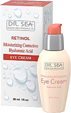 Kup Nawilżający krem korygujący pod oczy z retinolem i kwasem hialuronowym - Dr. Sea Retinol Moisturizing Corrective Hyaluronic Acid Eye Cream