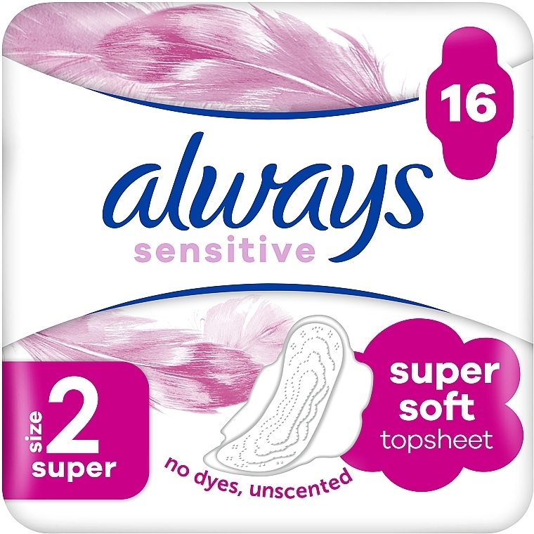 Podpaski, 16 szt. - Always Sensitive Ultra Super Plus — Zdjęcie N1