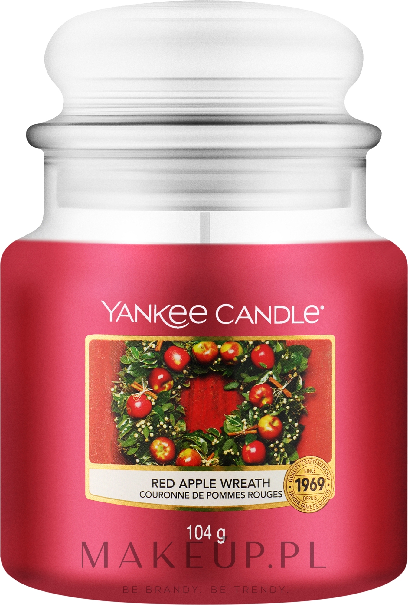 Świeca zapachowa Peppermint twirls - Yankee Candle Peppermint Pinwheels — Zdjęcie 104 g