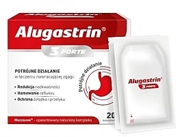 Suplement diety Alugastrin, saszetka - Urgo Alugastrin 3 Forte — Zdjęcie N2