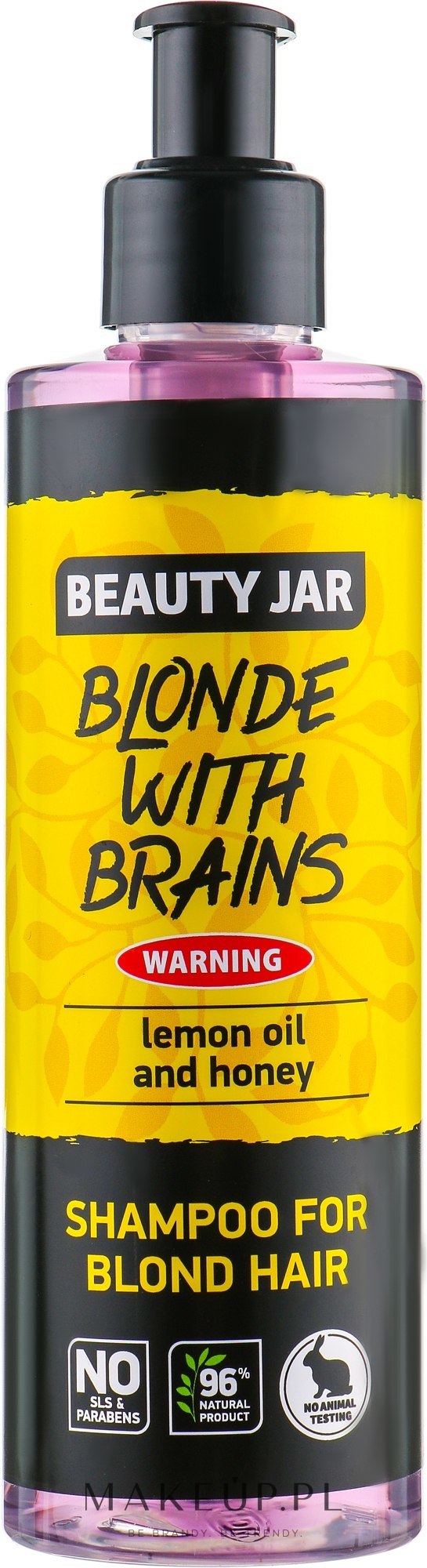 Szampon do włosów blond Blonde With Brains - Beauty Jar Shampoo For Blond Hair — Zdjęcie 250 ml