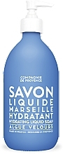 Kup Nawilżające mydło do rąk w płynie - Compagnie De Provence Algue Velours Hydrating Liquid Soap