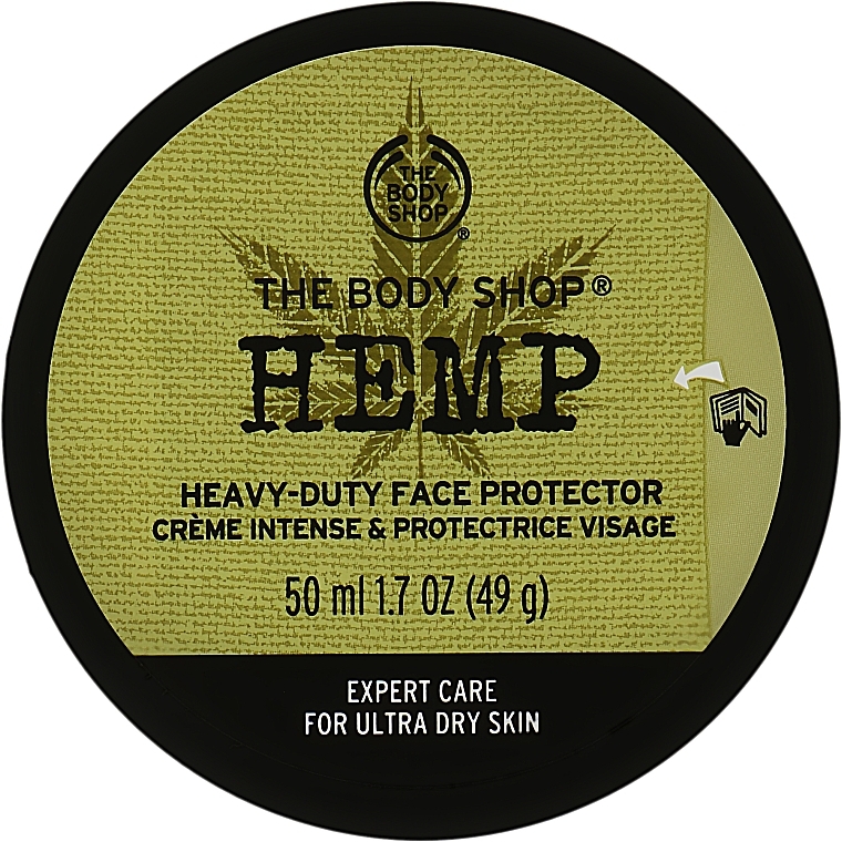 Ochronny krem do twarzy dla cery suchej Konopie - The Body Shop Hemp Heavy-Duty Face Protector — Zdjęcie N1