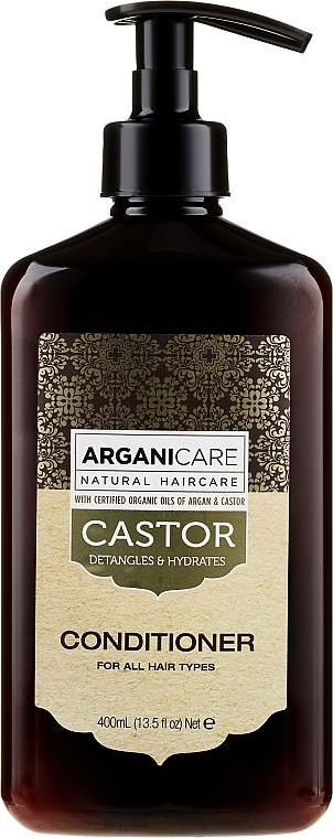 Odżywka z olejem rycynowym do włosów - Arganicare Castor Oil Conditioner