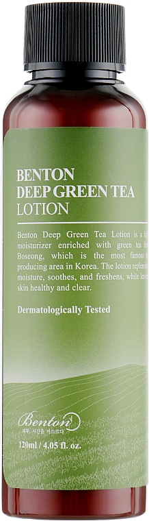 Nawilżający balsam do twarzy z zieloną herbatą - Benton Deep Green Tea Lotion — Zdjęcie N2