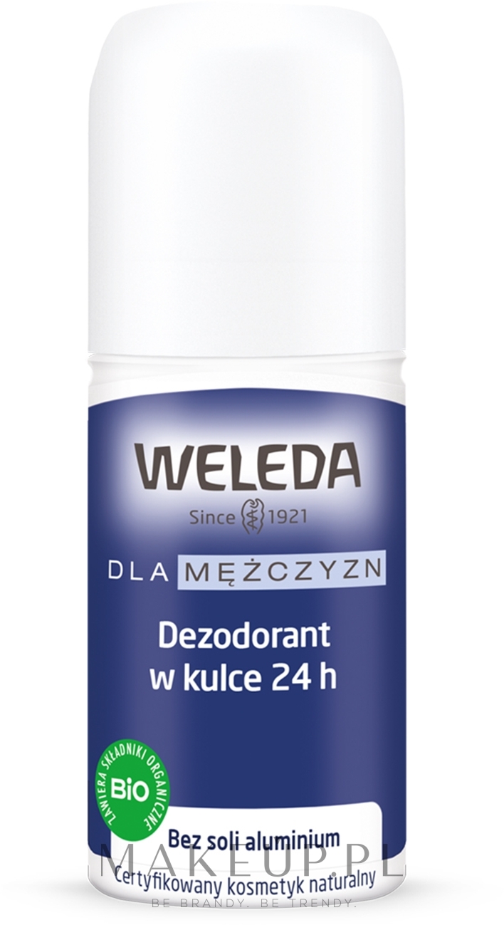 Dezodorant w kulce dla mężczyzn - Weleda Men 24h Deo Roll-On — Zdjęcie 50 ml