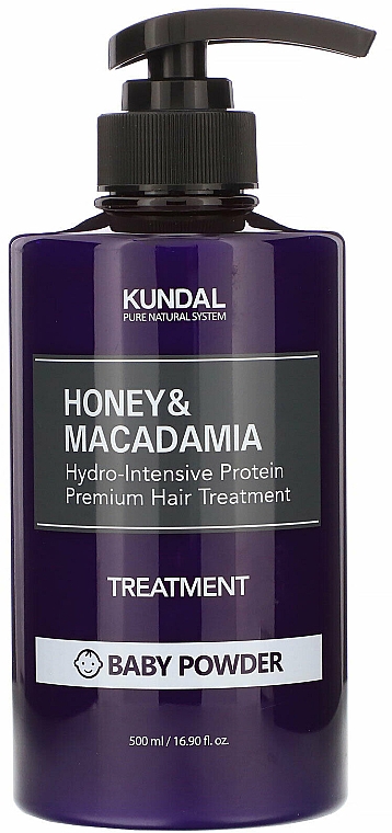 Odżywka do włosów Miód i makadamia - Kundal Honey & Macadamia Treatment Baby Powder — Zdjęcie N1