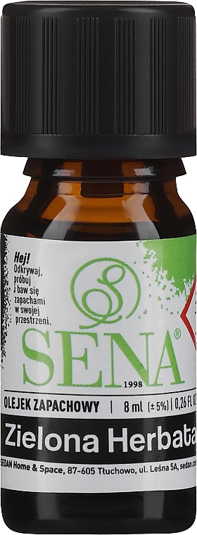 Olejek aromatyczny Zielona herbata - Sena Aroma Oil №58 Green Tea — Zdjęcie N1