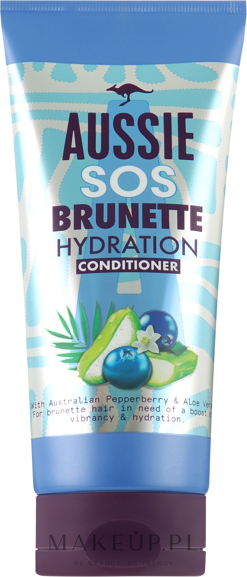 Odżywka do włosów ciemnych - Aussie SOS 3 Minute Miracle Hair Conditioner Brunette — Zdjęcie 200 ml