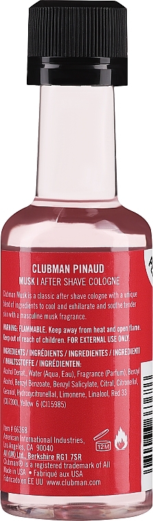 Clubman Pinaud Musk - Woda kolońska po goleniu — Zdjęcie N2