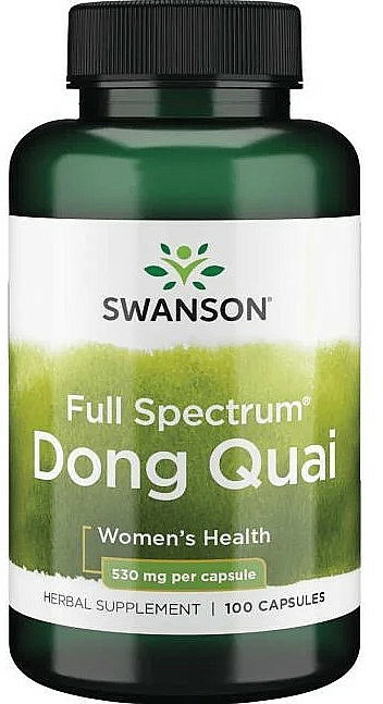 Suplement diety Dzięgiel litwor, 530 mg - Swanson Dong Quai — Zdjęcie N1