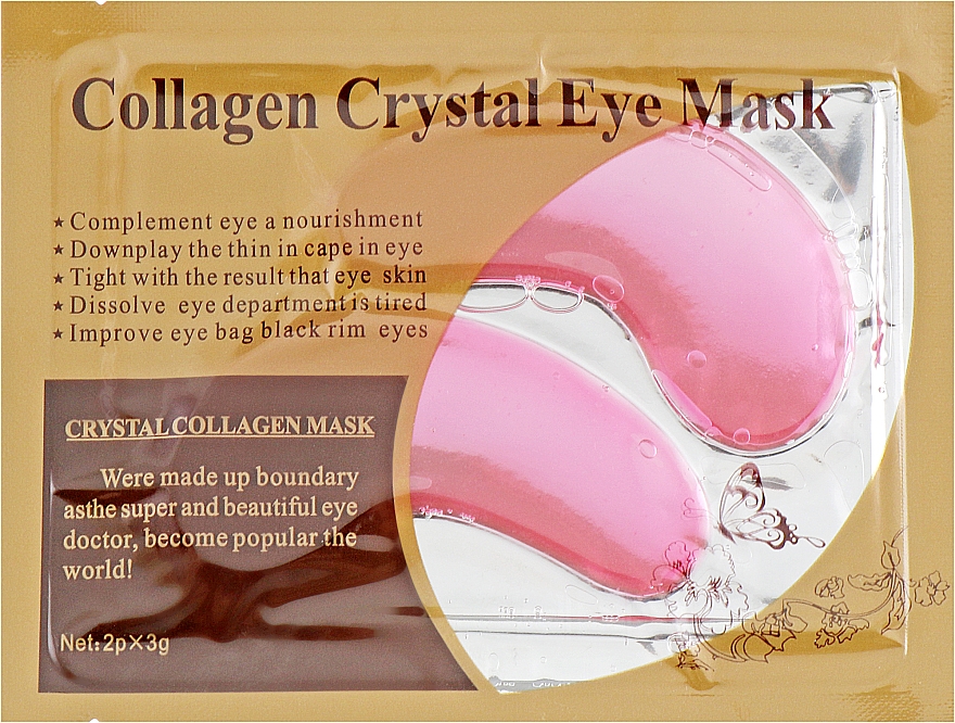 Hydrożelowe plastry pod oczy z kolagenem i śluzem ślimaka - Veronni Collagen Crystal Eye Mask