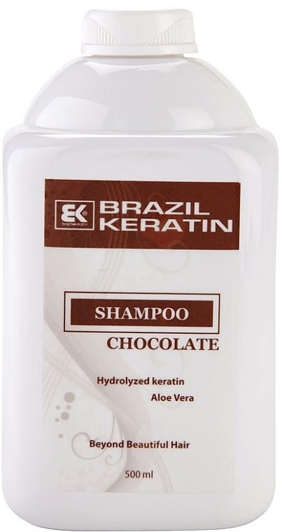 PRZECENA! Regenerujący szampon do włosów zniszczonych - Brazil Keratin Intensive Repair Chocolate Shampoo * — Zdjęcie N3