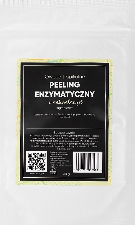 Peeling enzymatyczny Owoce tropikalne - E-naturalne Enzyme Peeling — Zdjęcie N1