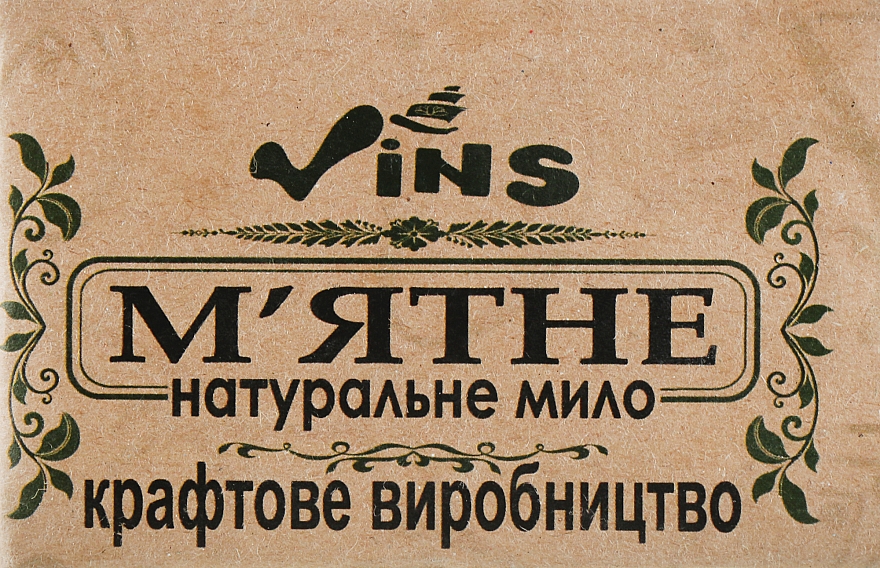 Mydło naturalne Miętowe - Vins Natural Soap Mint — Zdjęcie N2