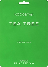 Maska do twarzy do cery problematycznej Drzewo herbaciane - Kocostar Tea Tree Mask — Zdjęcie N1