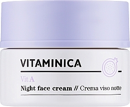 Krem do twarzy na noc z witaminą A - Bioearth Vitaminica Vit A Night Face Cream — Zdjęcie N1