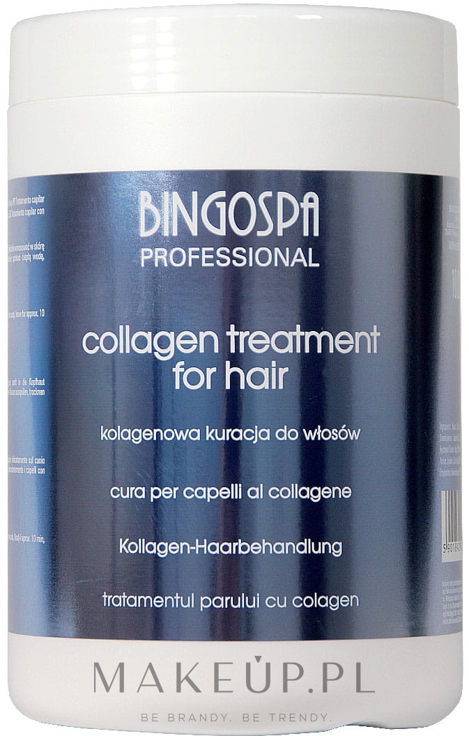 Kuracja kolagenowa do włosów - BingoSpa Collagen Treatment For Hair — Zdjęcie 1000 g