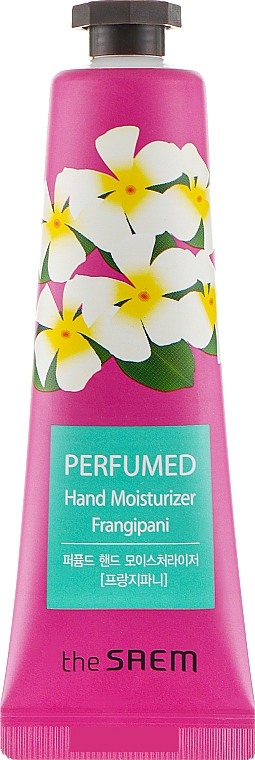 Perfumowany krem nawilżający do rąk Plumeria - The Saem Perfumed Frangipani Hand Moisturizer — Zdjęcie N1