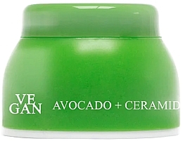 Krem pod oczy z ekstraktem z awokado i ceramidami - Vegan By Happy Avocado + Ceramides Eye Cream — Zdjęcie N2