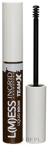 Żel do brwi - Ingrid Cosmetics Team X Eyebrow Gel — Zdjęcie Dark