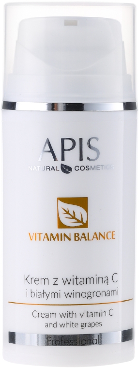 Krem z witaminą C i białymi winogronami - APIS Professional Vitamin Balance 