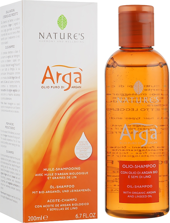 Szampon arganowy do częstego stosowania - Nature's Arga Oil-Shampoo — Zdjęcie N1