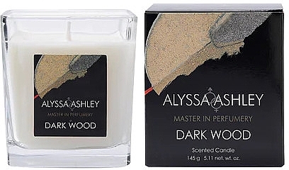 Świeca zapachowa - Alyssa Ashley Dark Wood Candle — Zdjęcie N2