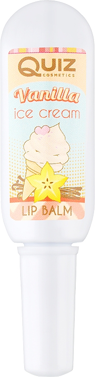 Balsam do ust Vanilla Ice Cream - Quiz Cosmetics Lip Balm Tube — Zdjęcie N1