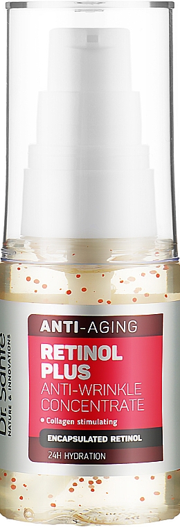 Koncentrat przeciwzmarszczkowy z retinolem - Dr Sante Retinol Plus Anti-Wrinkle Concentrate