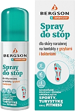 Kup Spray do stóp dla skóry narażonej na kontakt z grzybami i bakteriami - Bergson Foot Spray