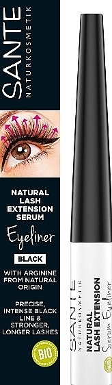 	Serum-eyeliner do rzęs - Sante Natural Lash Extension Serum Eyeliner — Zdjęcie N1