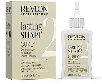 PRZECENA!  Zestaw do trwałej ondulacji włosów słabych - Revlon Professional Lasting Shape Curly 2 (lot/3 x 100 ml) * — Zdjęcie N1