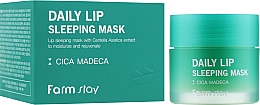 Maseczka do ust z centellą na noc - FarmStay Daily Lip Sleeping Mask Cica Madeca — Zdjęcie N2