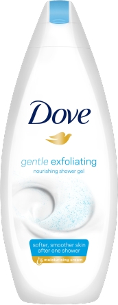 Delikatnie peelingujący odżywczy żel pod prysznic - Dove Gentle Exfoliating Nourishing Shower Gel