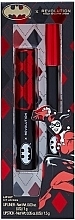 Kup Zestaw - Makeup Revolution X DC Dangerous Red Harley Quinn Lip Kit (lipstick/1.5 g + lip/liner/1 g)
