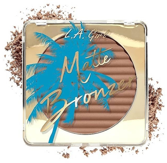 Matowy bronzer do twarzy - L.A. Girl Matte Bronzer  — Zdjęcie N1