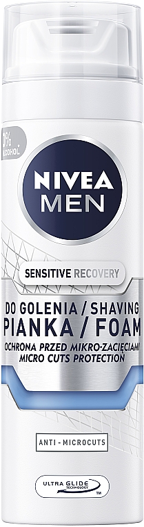 Regenerująca pianka do golenia - NIVEA MEN Sensitive Recovery Foam — Zdjęcie N1