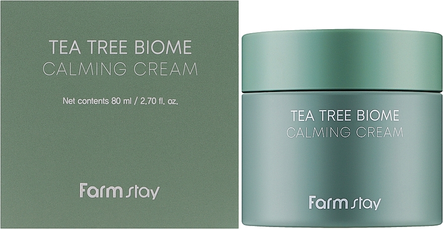 Krem do twarzy z drzewem herbacianym do skóry problematycznej - FarmStay Tea Tree Biome Calming Cream  — Zdjęcie N2