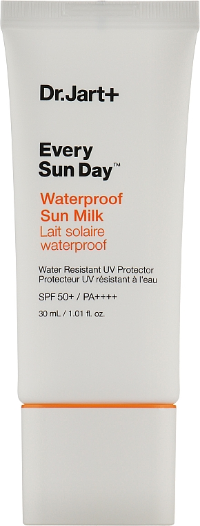 Przeciwsłoneczne mleczko do twarzy - Dr.Jart+ Every Sun Day Waterproof Sun Milk SPF50 + PA + + + +