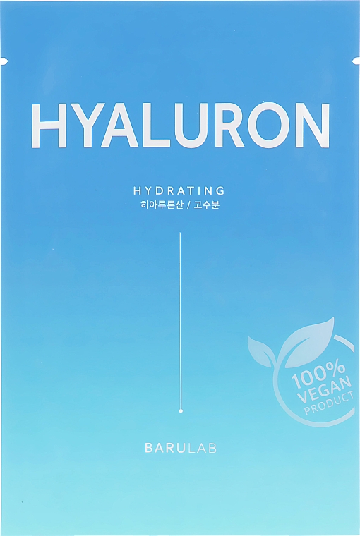 Nawilżająca maseczka w płachcie z kwasem hialuronowym - Barulab The Clean Vegan Hyaluron Hydrating Mask — фото N1