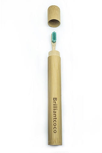 Bambusowe etui na szczoteczki do zębów - Brilliantcoco Bamboo Case For Toothbrush — Zdjęcie N1