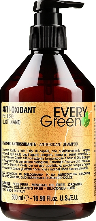 Antyoksydacyjny szampon do włosów - Dikson EG Anti-Oxidant — Zdjęcie N3