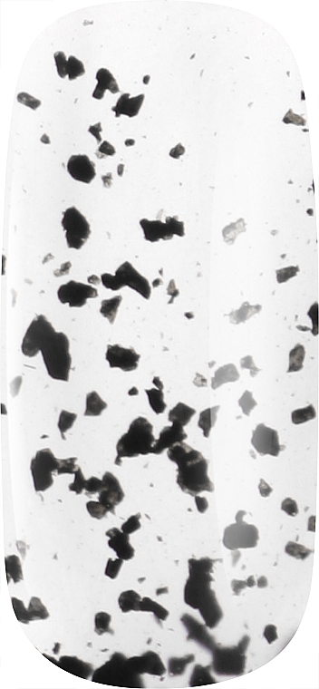 Matowy top do lakierów hybrydowych - Semilac Top No Wipe Stone Effect Mat — Zdjęcie N3